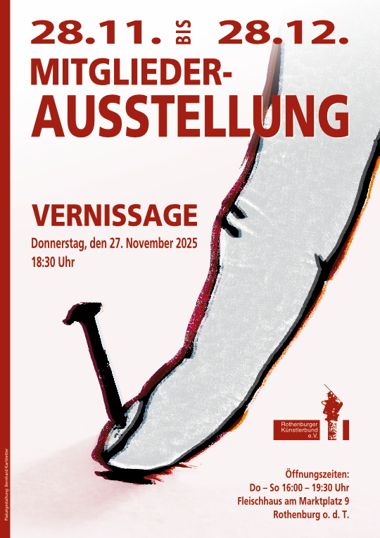 Plakat_MitgliederAusstellung_2024_Richter plakat für die Mitglieder-Ausstellung Winter 2025